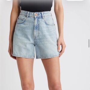 Frame Denim Light Wash Jean Shorts